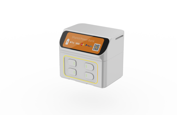 Smart Shared Power Bank Station with 4 Slots - Portable Charging Solution for Public Spaces - Image 2
