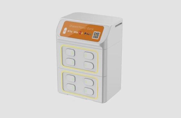 Smart Shared Power Bank Station with 4 Slots - Portable Charging Solution for Public Spaces - Image 4