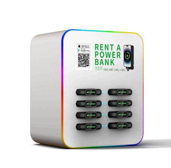 Enterprise Power Bank Station - 8-Slot Smart Charging Station with Cloud Management - Image 4
