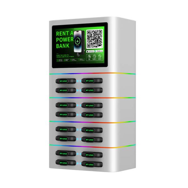 16S Premium Power Bank Station - 16-Slot Maximum Capacity Smart Charging System